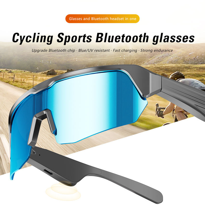 YJ006 Smart Bluetooth Glasses Music Call Navigation UV Protection Multifunctional Glasses Cycling Sports Glasses