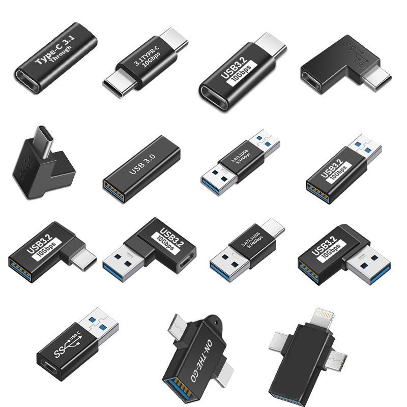TYPE-C male to female adapter USB3.0 to type-c OTG adapter computer phone converter
