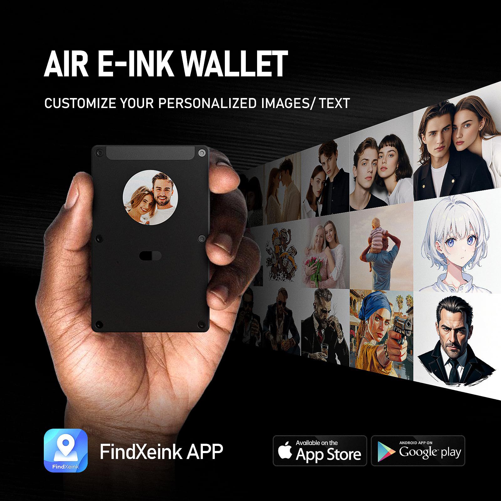 2026 New DIY E-Ink Find My Location Card Holder for Apple Android