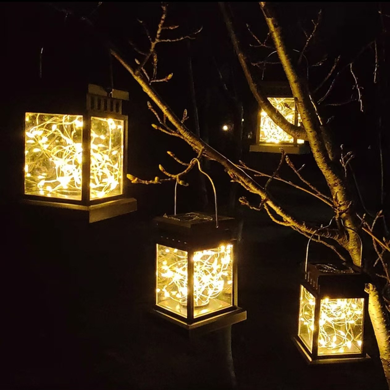 Solar Light Courtyard Small Palace Light New Star Candle Light Villa Atmosphere Decorative Night Light