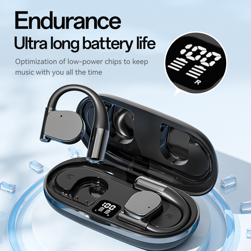 New AI smart translation OWS open-ear non-in-ear OWS Bluetooth earphones wireless ear-hook earphones