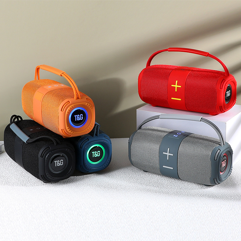 New TG668 Wireless Bluetooth Speaker Outdoor Portable TWS Gift Handle Bass Speaker