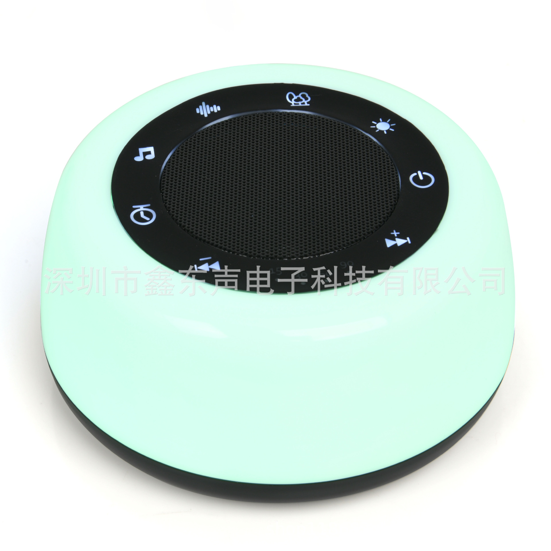 New LED White Noise 30 Tracks Smart Timer Bedside Atmosphere Breathing Light Sleep Aid TPC Fast Charge Sleep