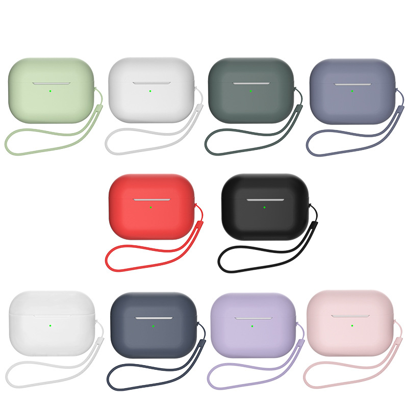 Suitable for Apple Headphone Case AirPods Pro 2 Headphone Shell Wireless Bluetooth Headphone Protective Cover Silicone Protective Cover