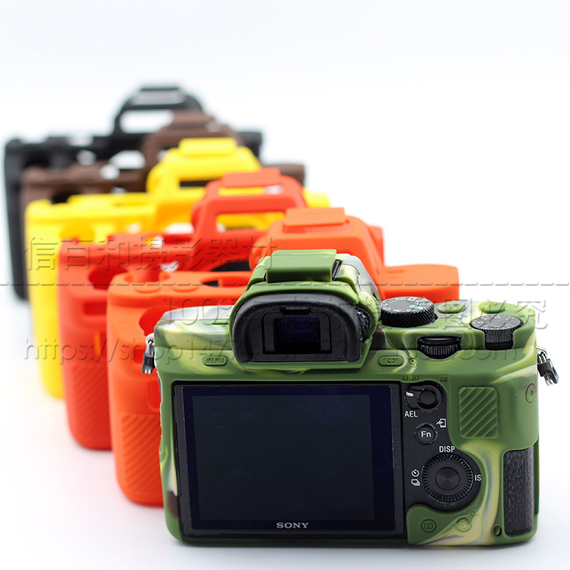 Silicone protective case for Sony a72 a7s2 a7r2 A7II A7SII A7RII camera bag