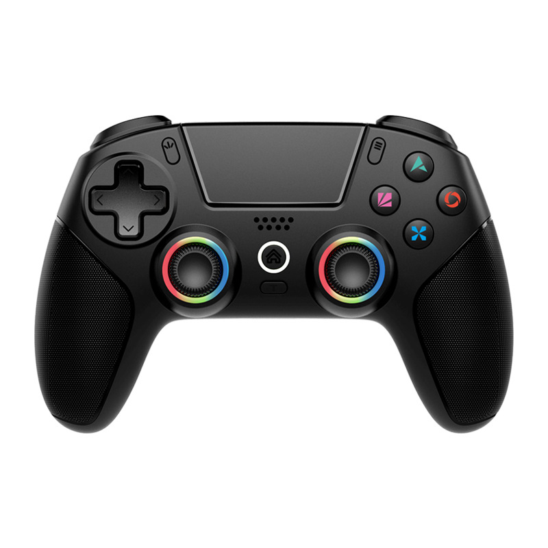 New PS5 wireless bluetooth game handle RGB light continuous fire motion sensing vibration Switch mobile phone PC handle