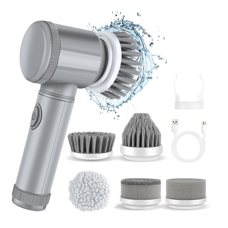 Electric pot brush household kitchen brush pot wash dishes wash pot non-greasy brush dishwashing cleaning brush descaling oil cleaning