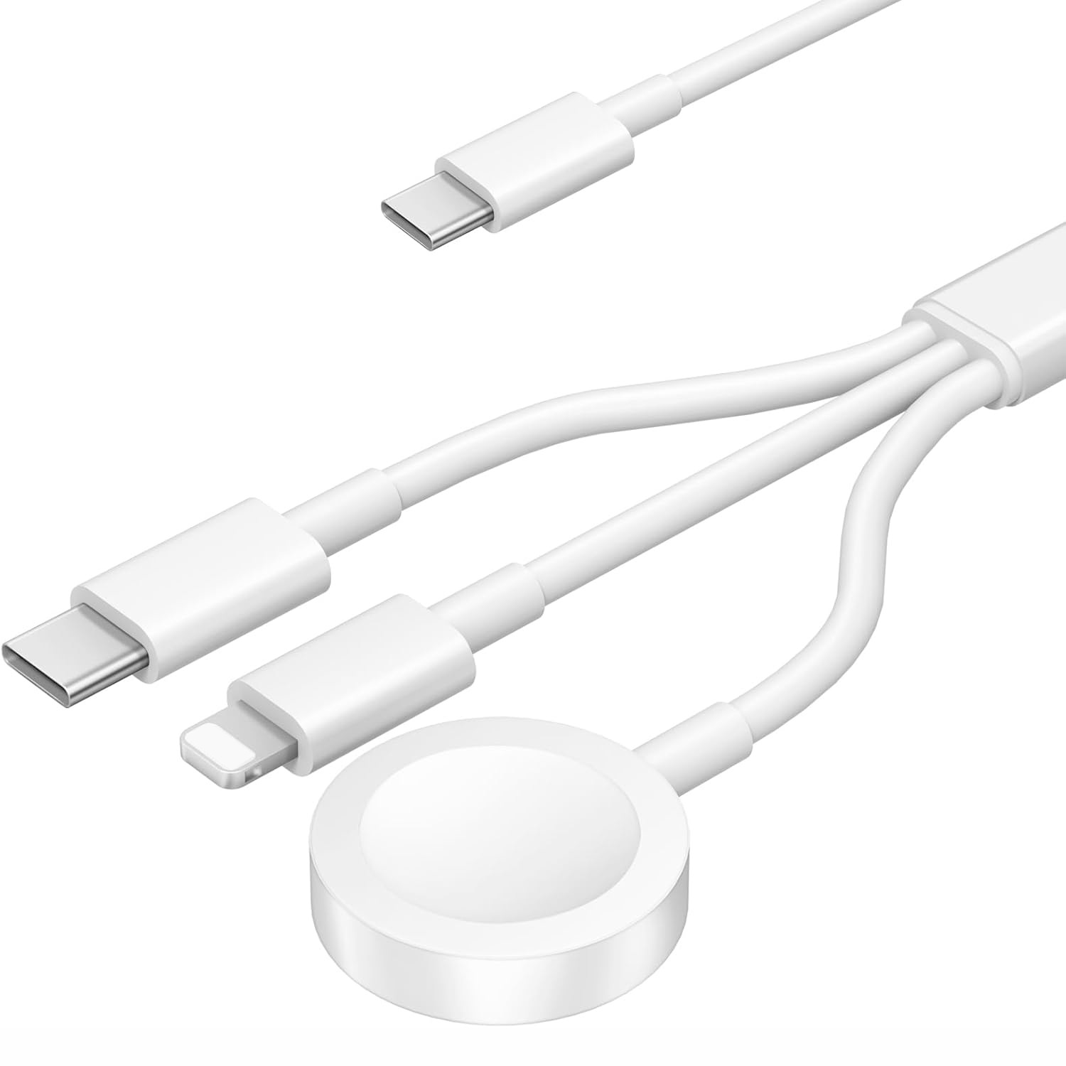 Compatible Apple iWatch magnetic watch charger supports 1-11 generation phone charging cable 3-in-1 multifunctional