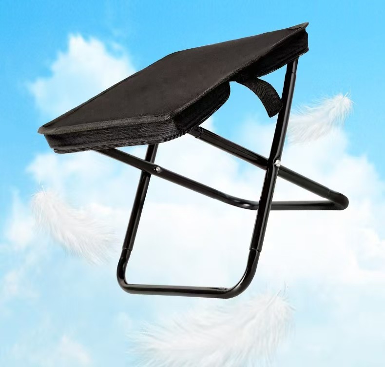 Folding Stool with Zipper Bag, Handbag, Outdoor Supplies, Folding Stool, Multi-Functional Folding Chair, Camping Portable Folding Chair