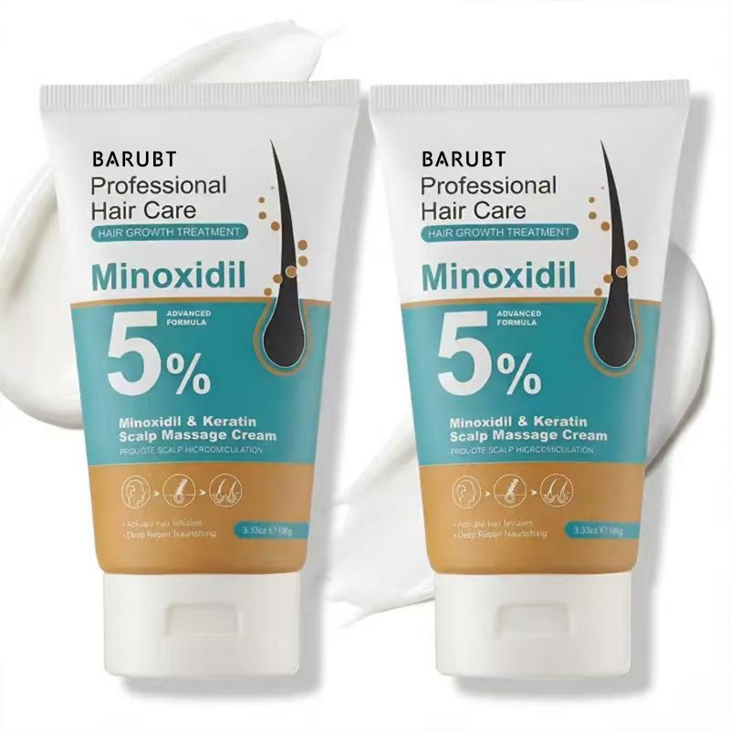 5% Minoxidil Keratin Scalp Soothing Massage Cream Scalp Care Massage Cream
