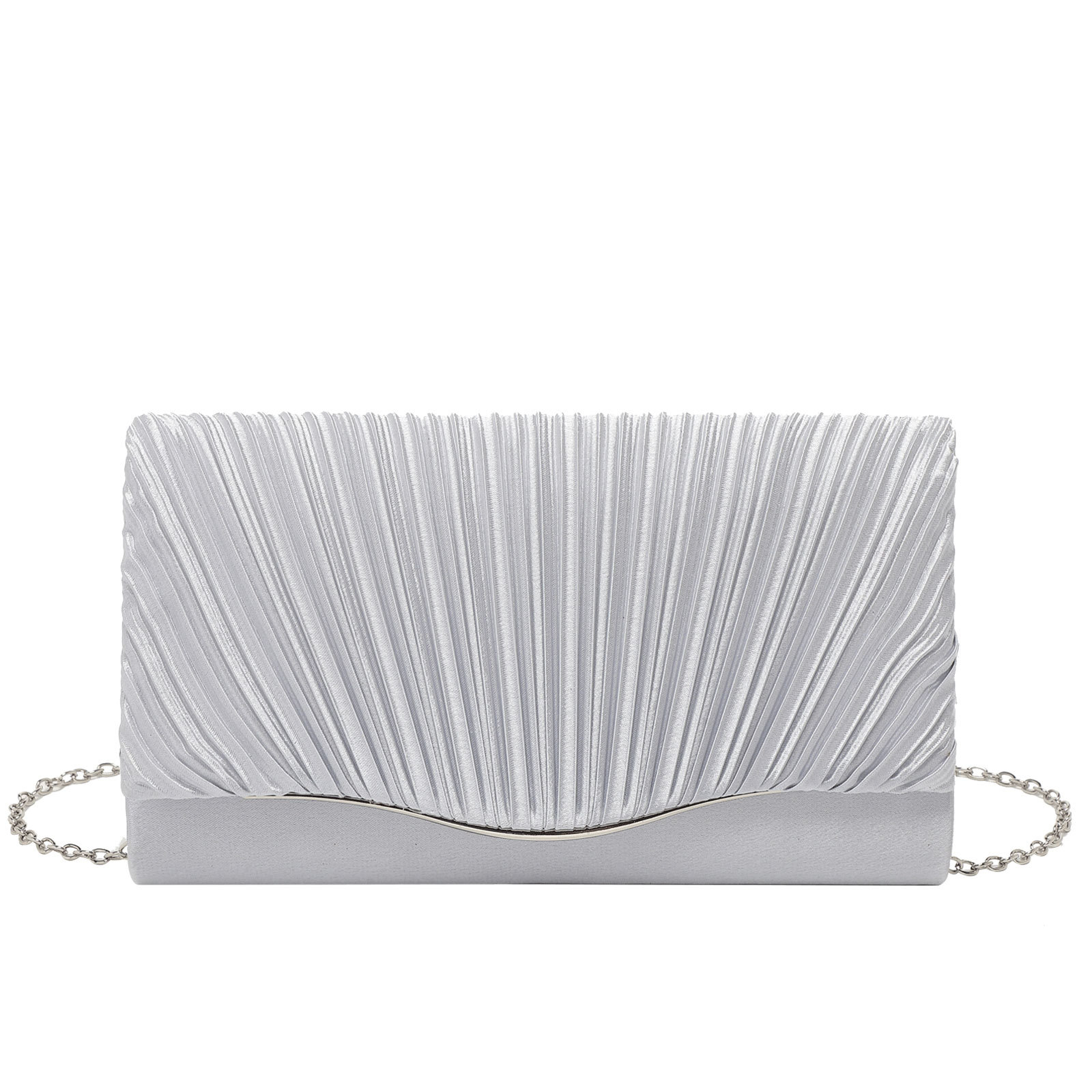 Evening Bag 2023 New Pleated Clutch Crossbody Chain Bag Socialite Banquet Bag Exclusive