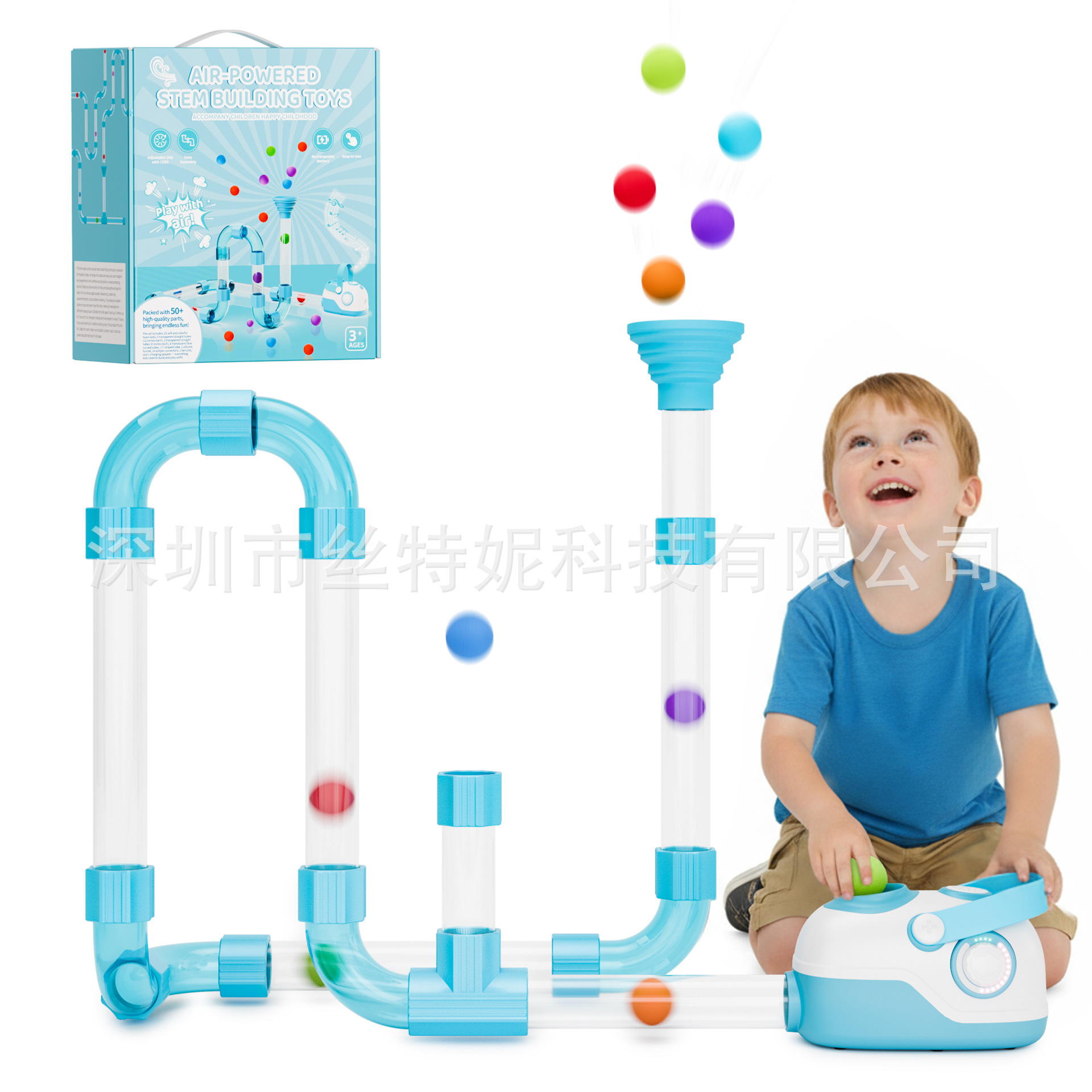 Air-powered Toy Educational Hands-on Toy Children's Fan Toy Children's DIY Toy