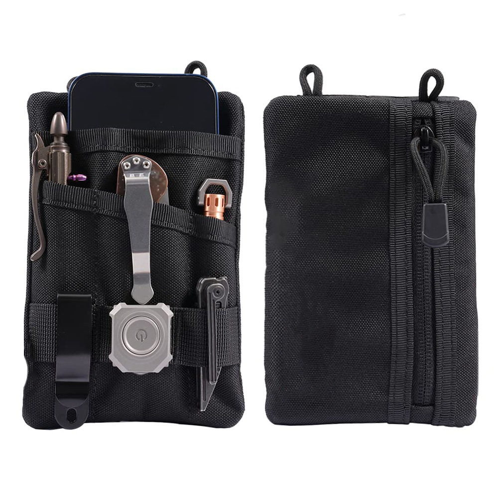 Oxford Camouflage Outdoor Tactical EDC Tool Waist Pouch Coin Card Key Storage Bag