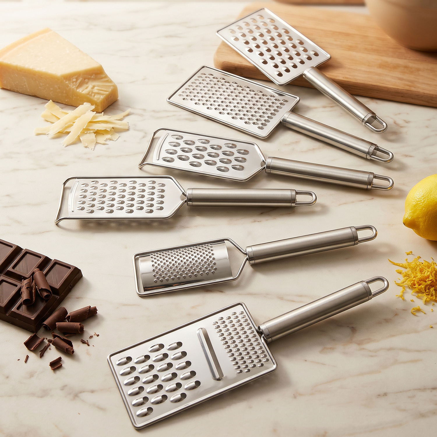 Grater stainless steel multifunctional household cheese kitchen chocolate vegetable cheese grater shredder