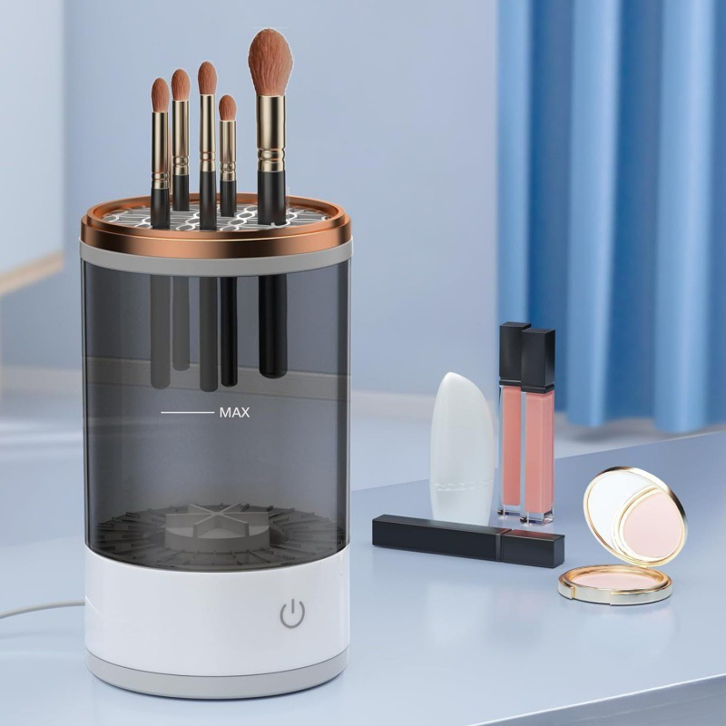 Makeup Brush Cleaner USB Plug-in Electric Makeup Brush Cleaner Washing and Drying Integrated Machine