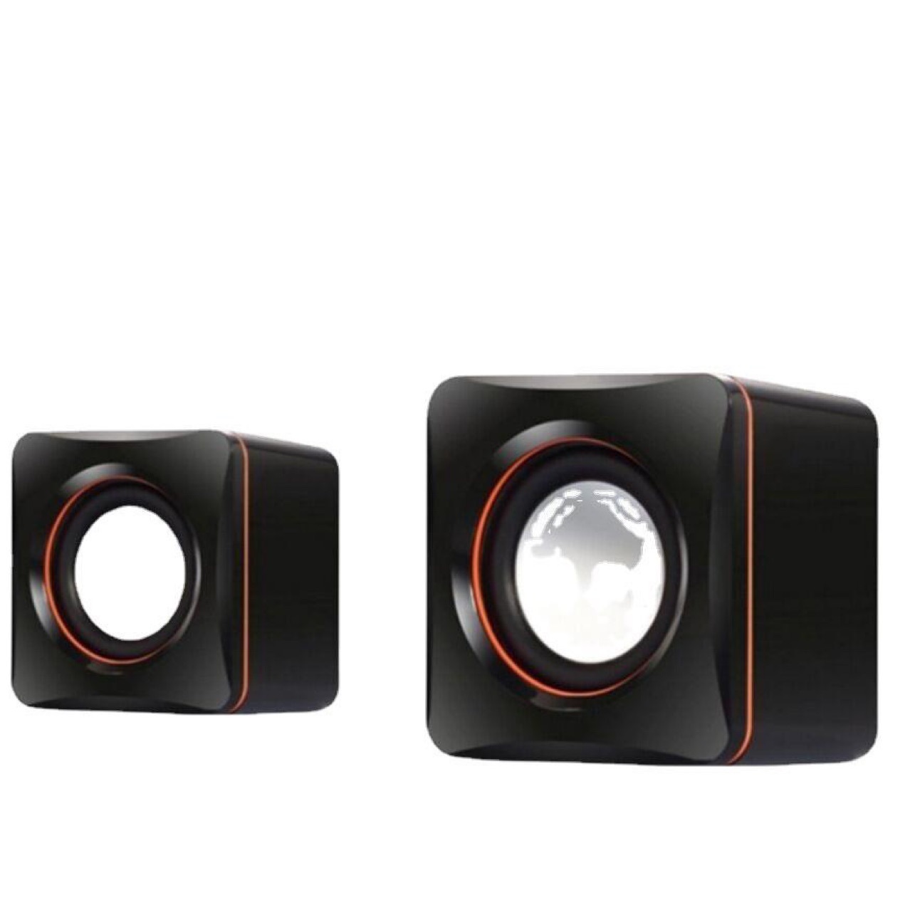 Computer square speaker desktop computer notebook gift desktop multimedia mini portable wired speaker