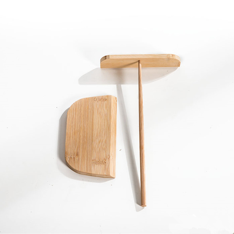 Bamboo pancake tool two-piece set jianbing guozi scraper bamboo dragonfly rake spread egg pancake scraper