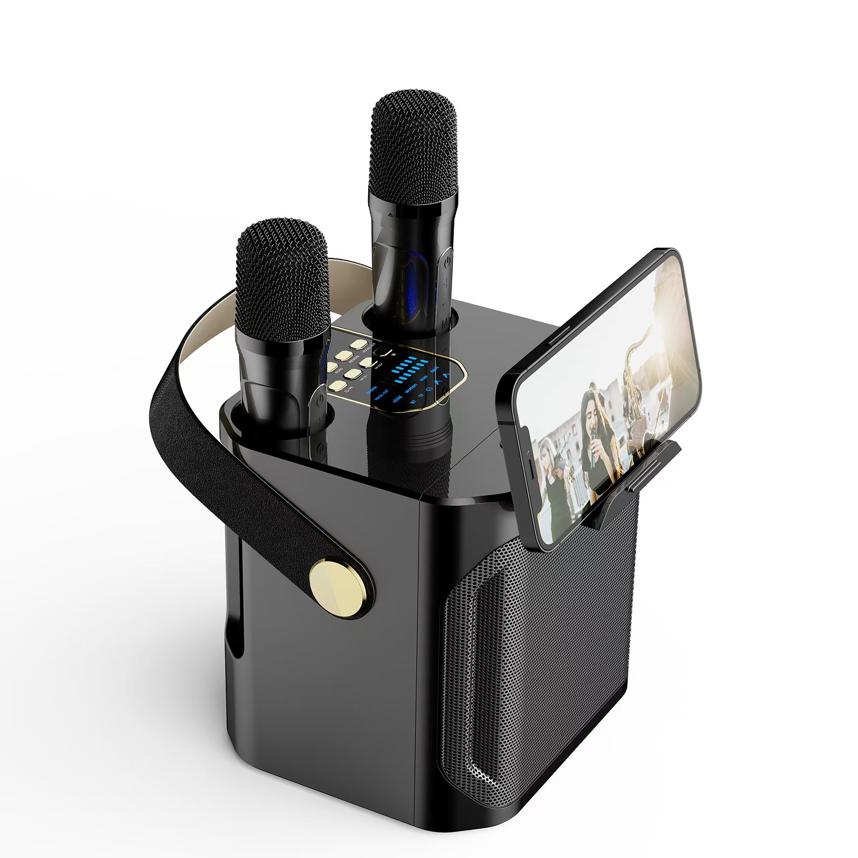 S882 Bluetooth Speaker Outdoor K歌 Microphone Bluetooth Small Speaker Home KTV Set All-in-One Subwoofer