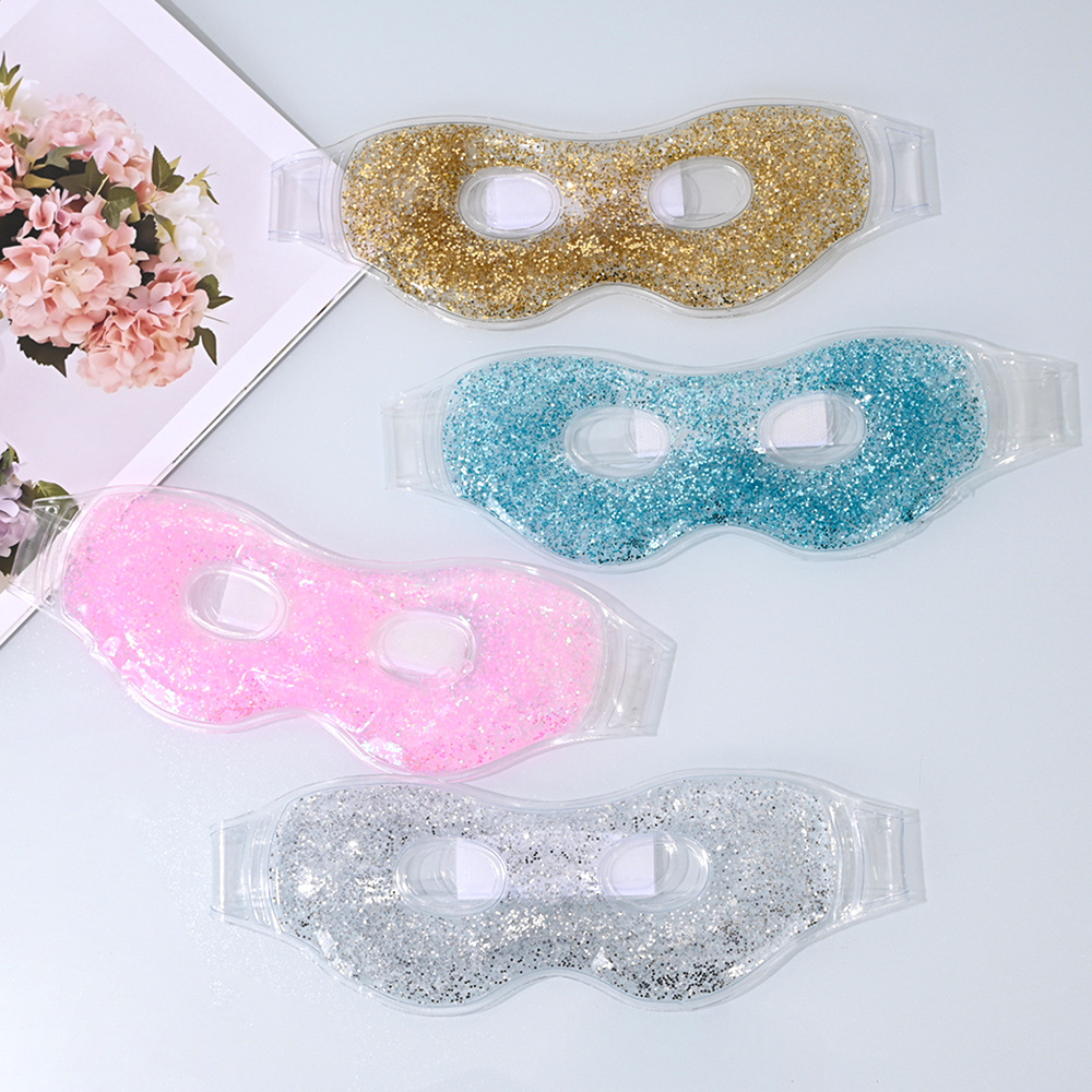 Popular beauty gel cold and hot compress dual-purpose eye mask, cooling ice eye mask, summer ice compress