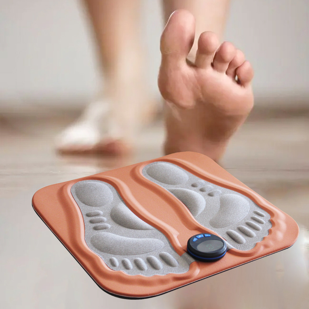 Smart EMS Home Foot Pad Pulse Meridian Foot Pad Microcurrent Foot Massager Acupoint Foot Therapy Machine