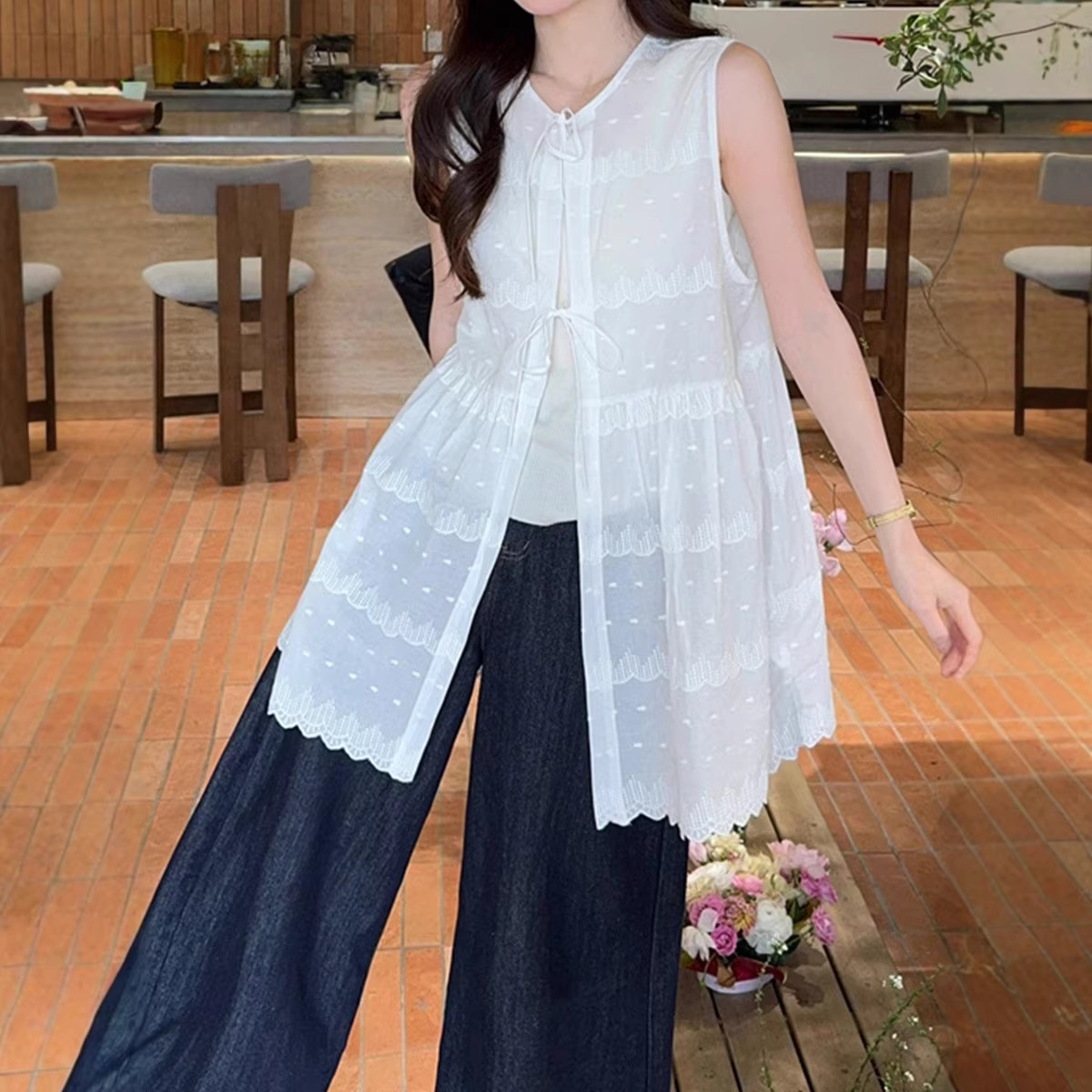 [3/2 Spring] Sleeveless Dress Layering Outerwear