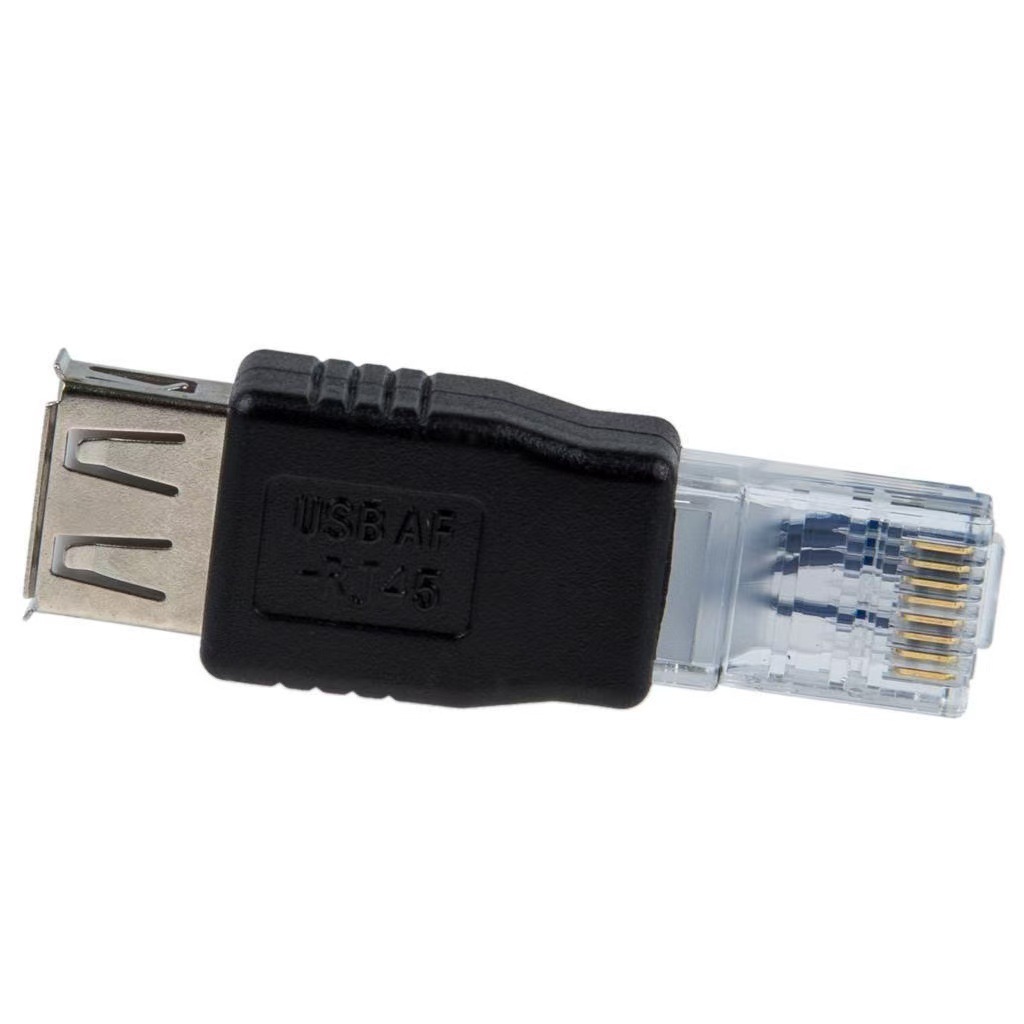 USB to RJ45 adapter USB to network cable crystal USB adapter USB female to crystal head