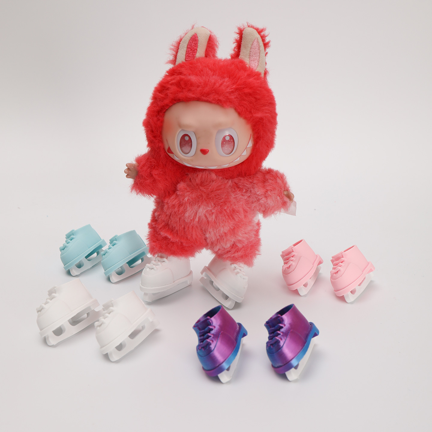 Accessories Only Suitable for 1-3 Generation Labubu Pendant Accessories Labubu Ice Skates Roller Skates Skate Shoes