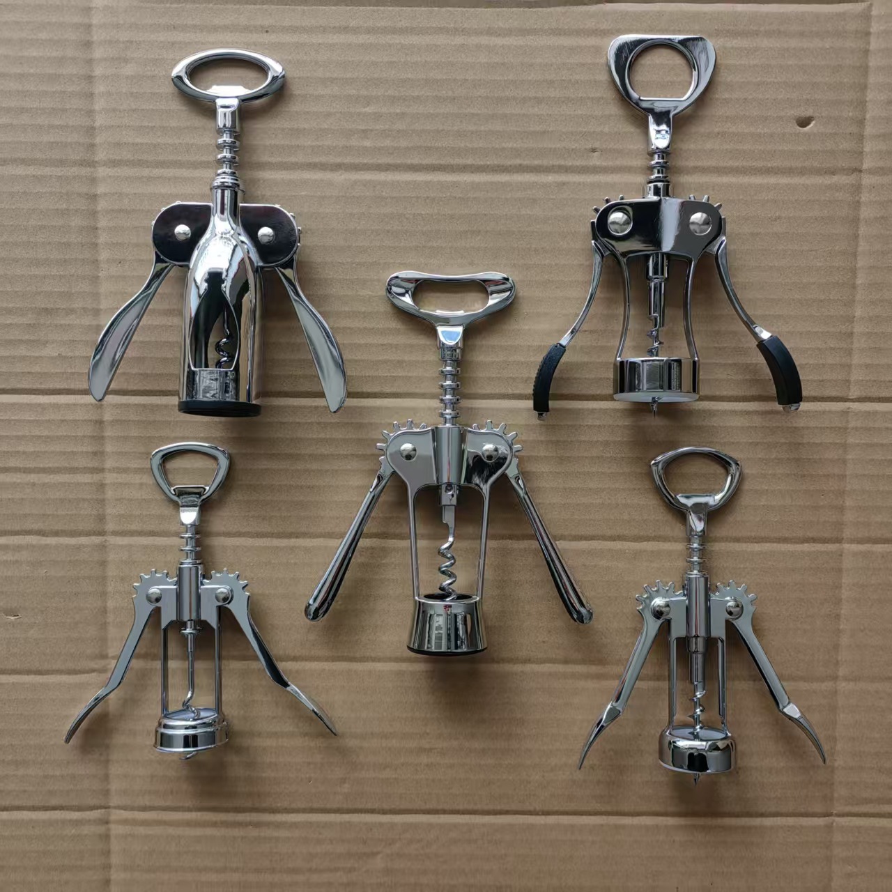 Fuhua Red Wine Opener Stainless Steel Drill Wine Opener Wine Knife Red Wine Corkscrew Opener Gift