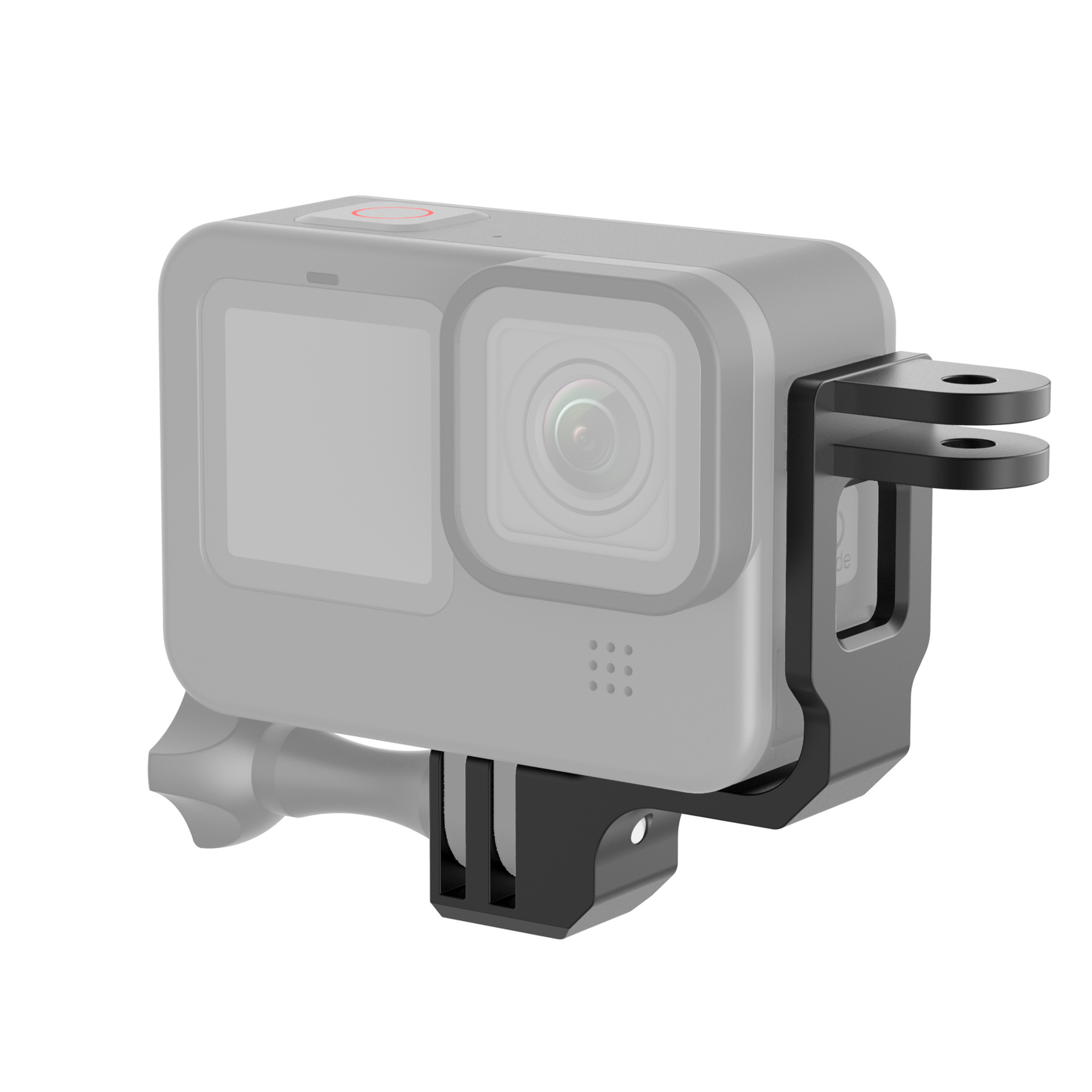GoPro12/11/10 Action Camera Metal Expansion Cage Live Stream Vlog Centered Vertical Shot Video Recording Bracket