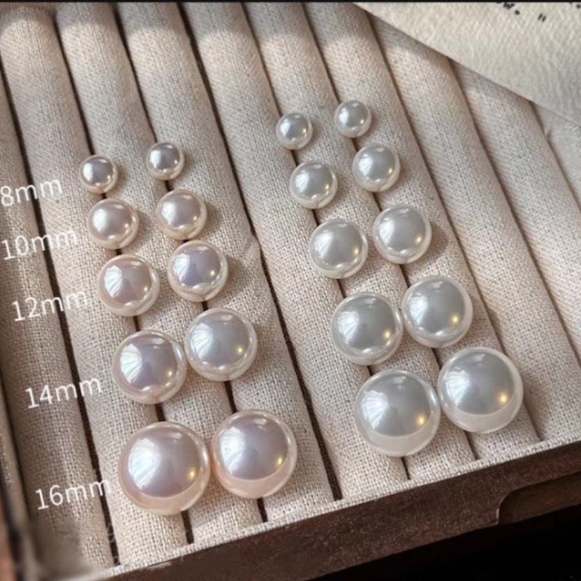 Natural freshwater pearl Chinese-style stud earrings for women 925 silver needle new ear accessories