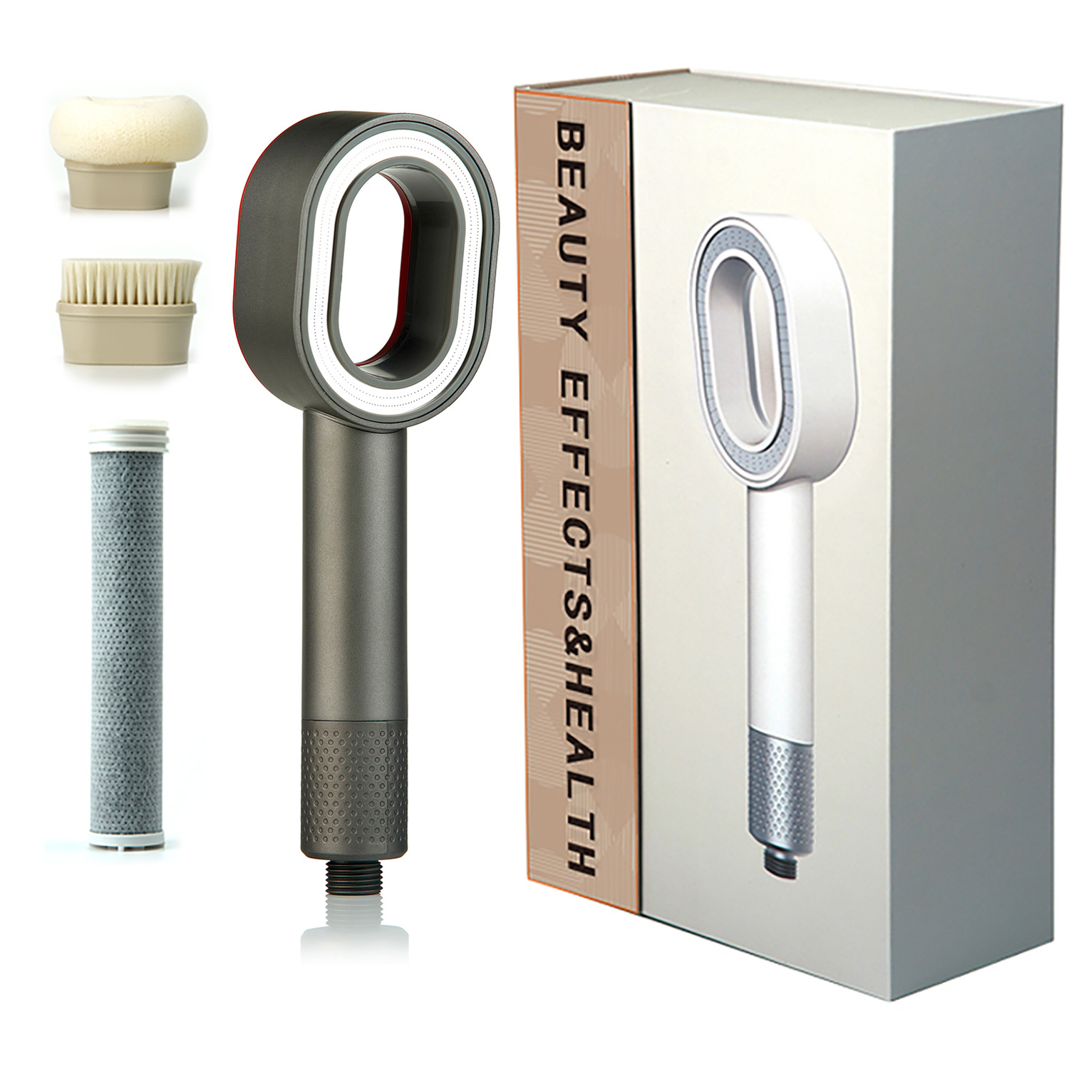 shower head aromatherapy shower head with brush massage Dyson shower head Filter