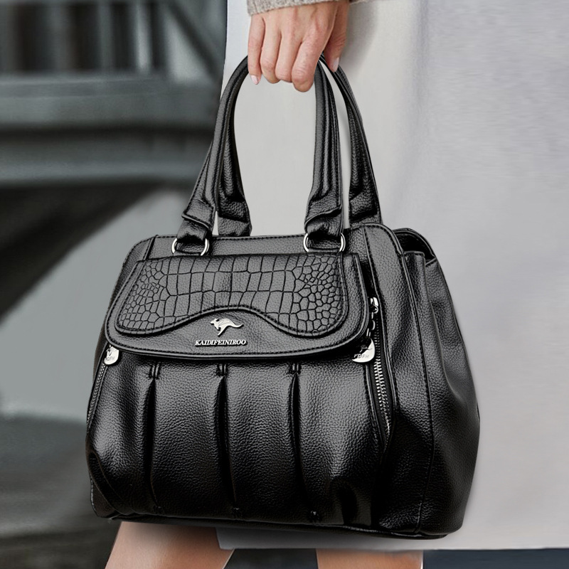 Womanbags 2024 New Large Capacity Shoulder Handbag Women's Commuter Bag Counter Bag