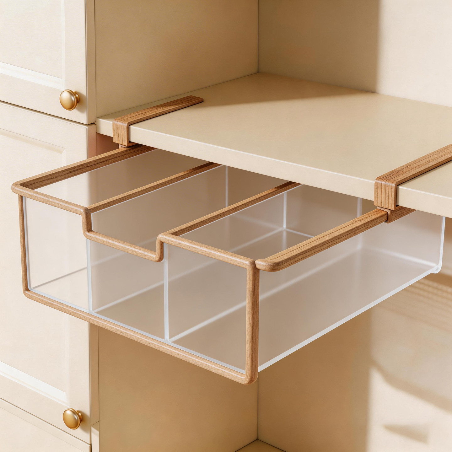 Underwear Storage Box, Hanging Intimate Clothing Organizer, Wardrobe Layered Shelf, Drawer-type Underwear Box