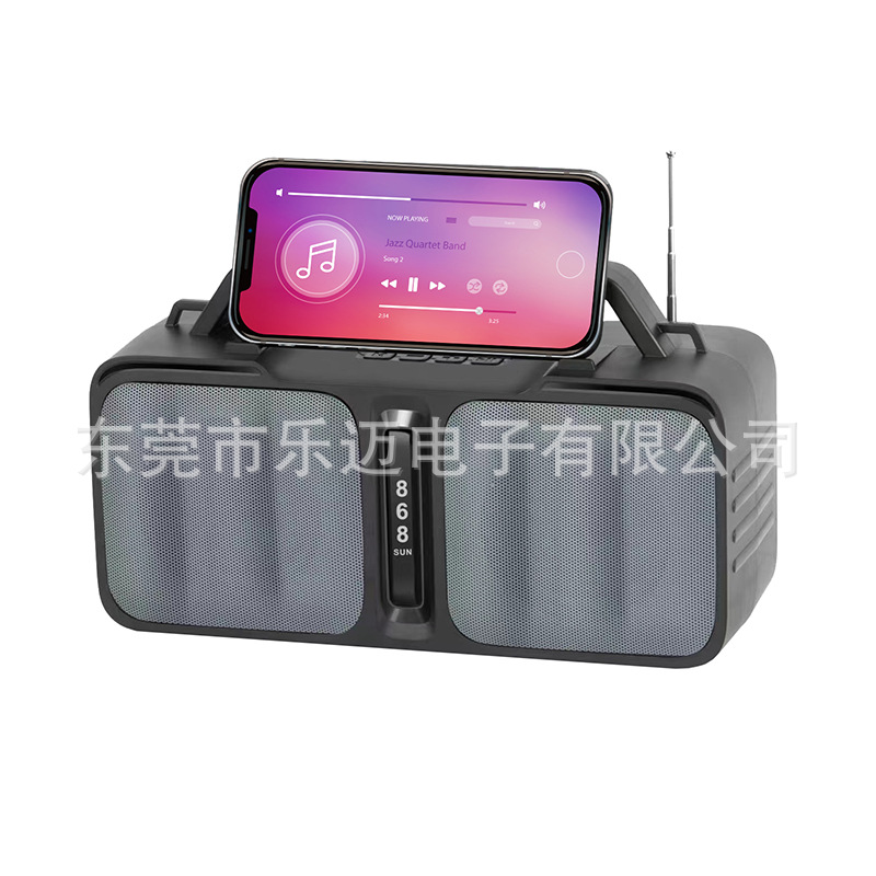 Africa 868 Solar Bluetooth Speaker Subwoofer Outdoor Portable with Card Slot Home Audio