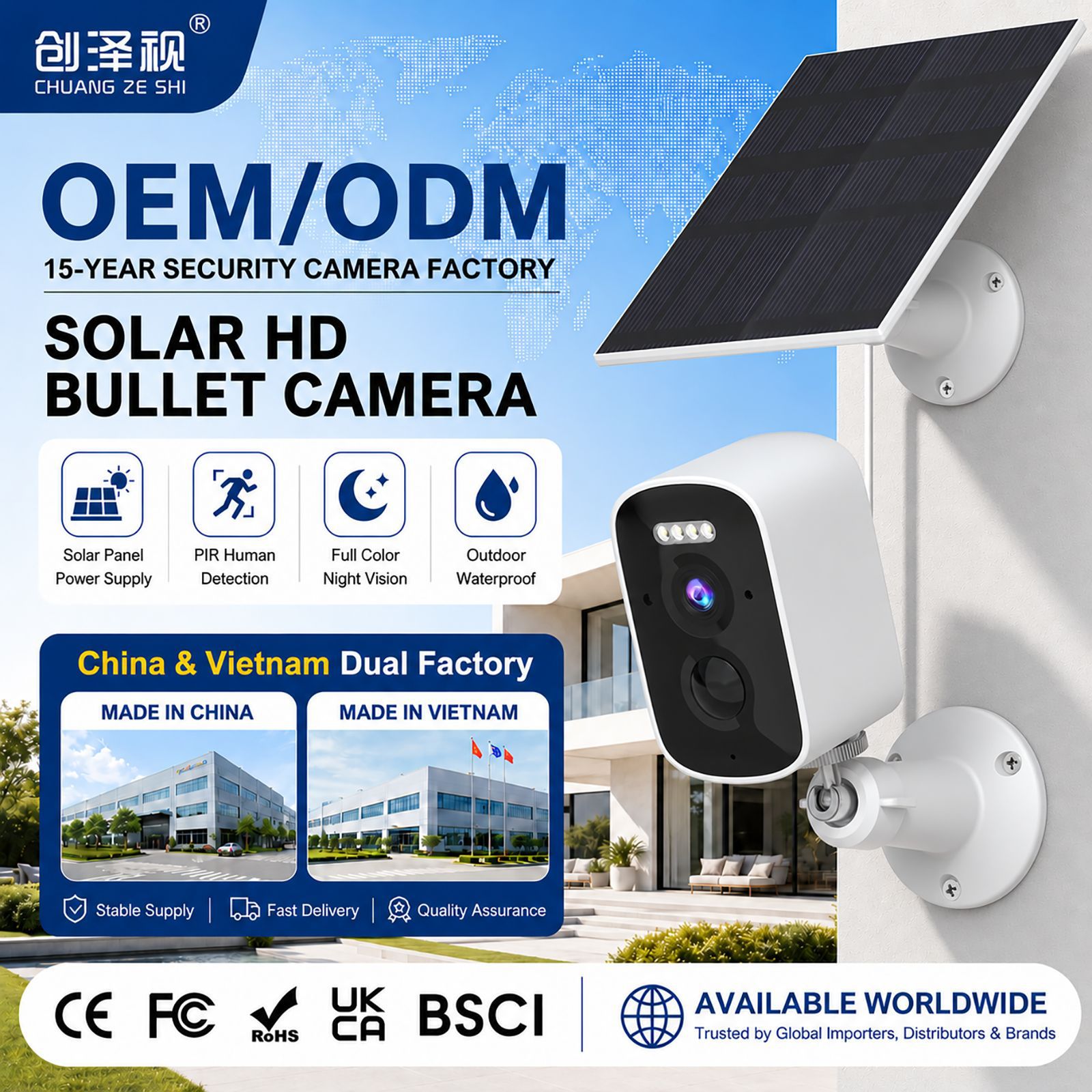 Solar Security Camera Wireless icsee HD Magnetic Mount Surveillance Customizable Bird Feeder Camera