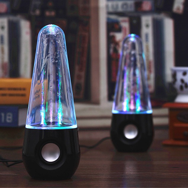 Bluetooth LED Fountain Water Dance Bluetooth Speaker Bullet Head Computer Audio
