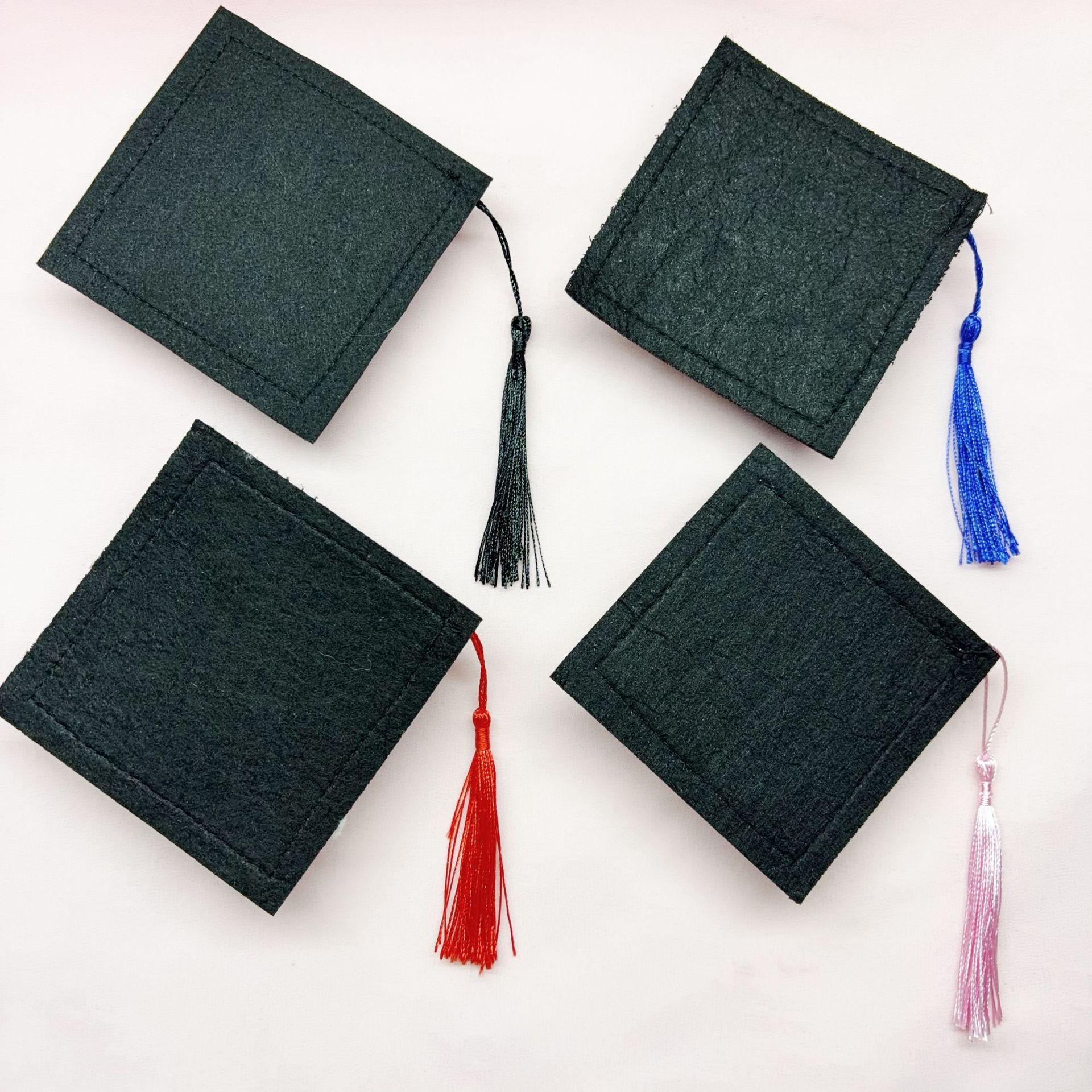 Doctor's Cap Graduation Season Felt Hat Decoration Tassel Bachelor's Hat DIY Gift