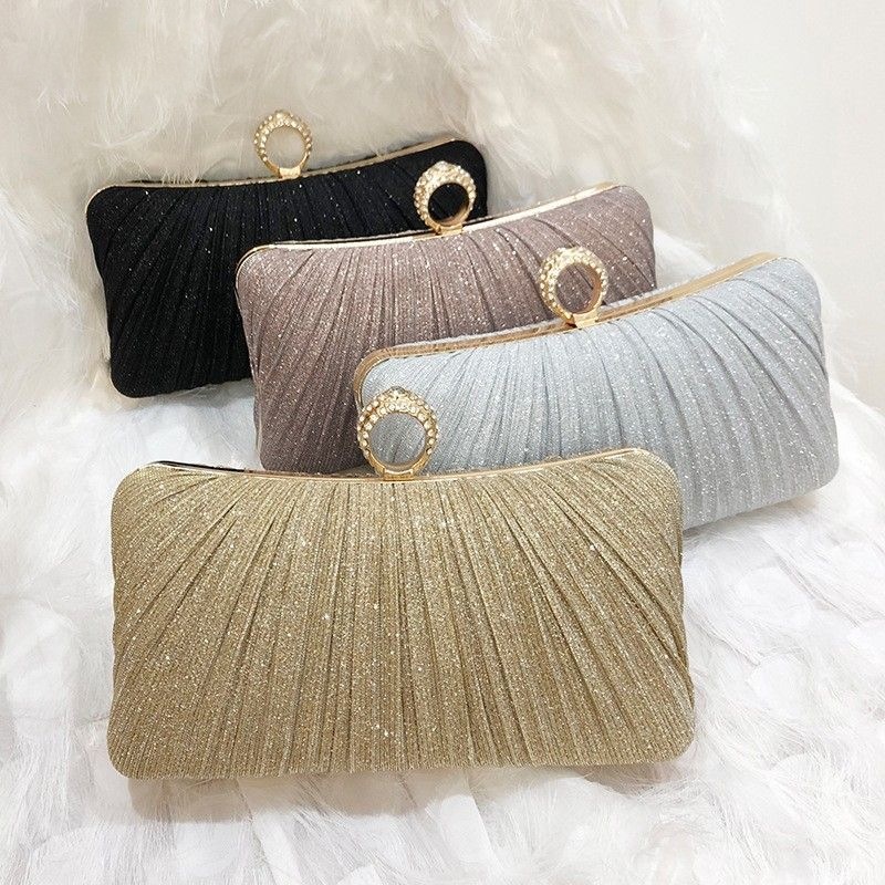 2025 New Ring Bag Large Capacity Evening Dress New Evening Bag Women's Clutch Evening Bag