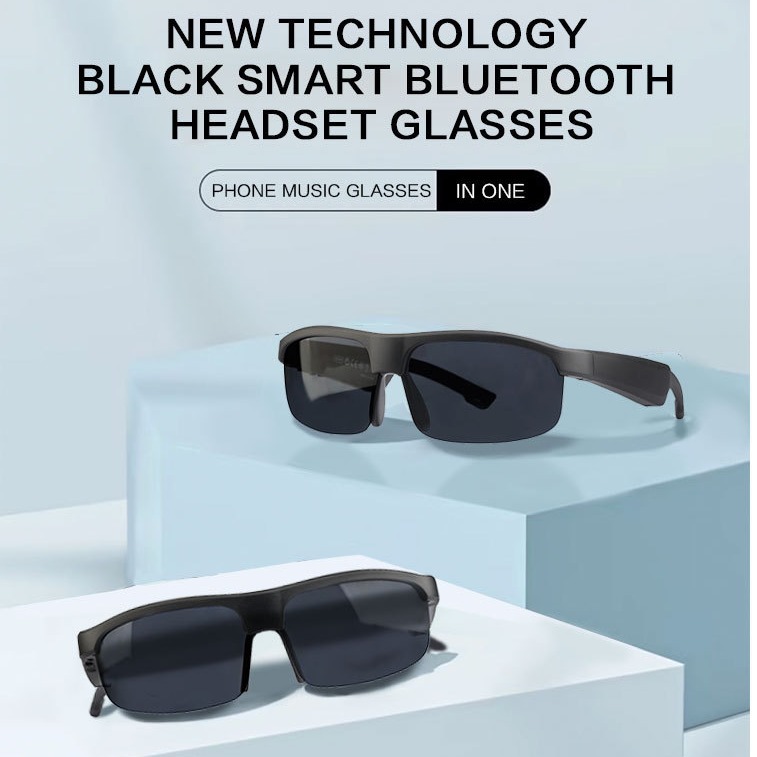 AI Smart Translation Glasses Bluetooth Glasses M6pro Outdoor Sports Sunglasses UV Protection Audio Sunglasses