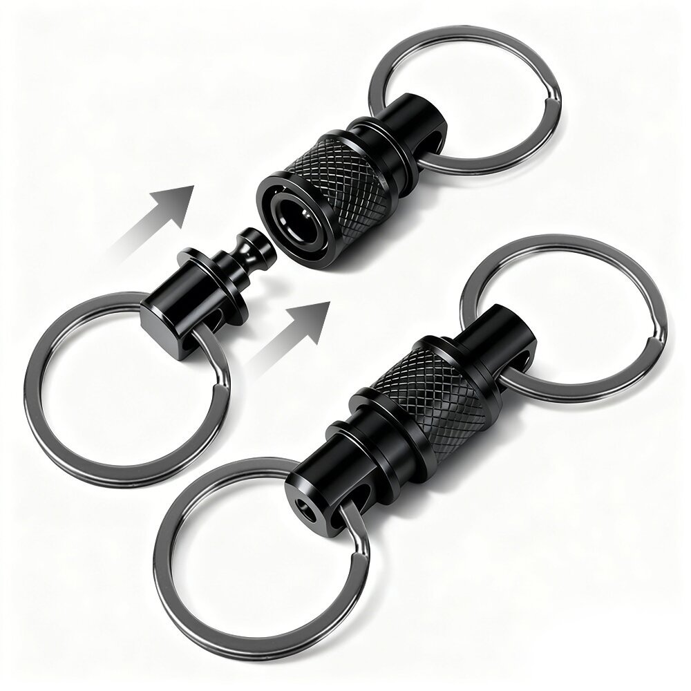 Aluminum Alloy Universal Buckle 360-degree Rotating Hanging Buckle Detachable Convenient Multi-functional Organizer Multi-purpose Hanger
