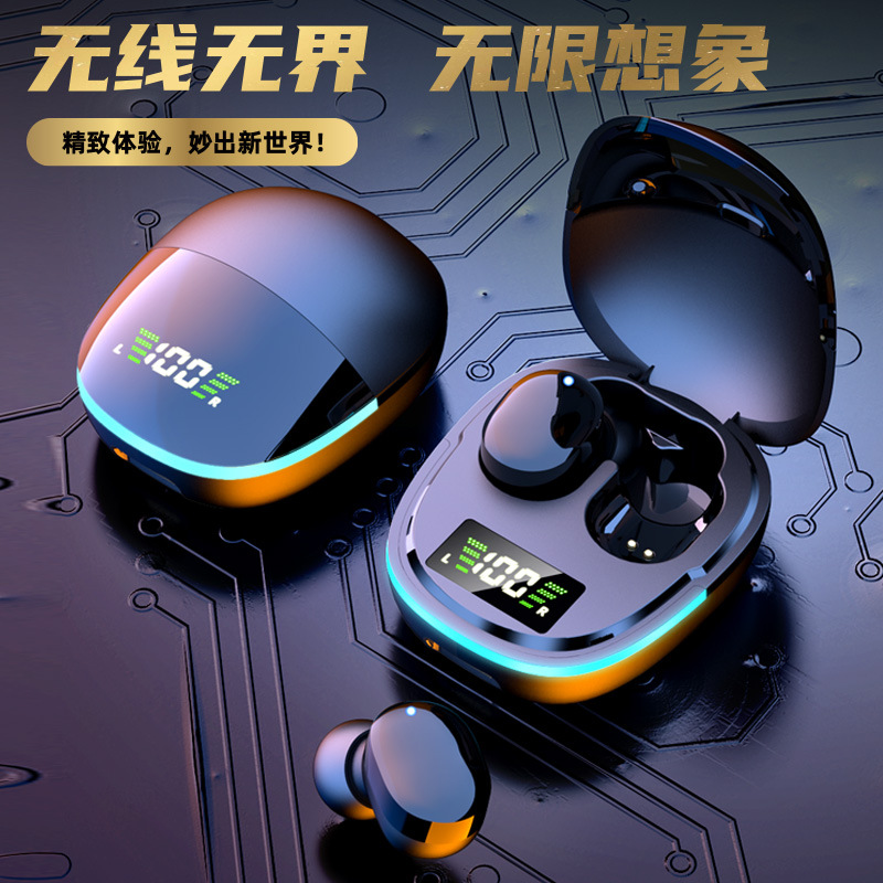 Smart noise reduction stereo sound low latency sports wireless Bluetooth earphones