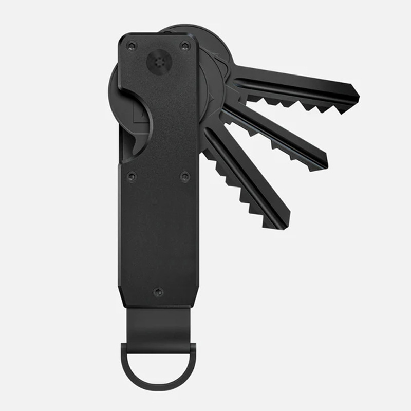 New Metal Keychain Outdoor Multi-functional Key Clip Key Organizer with AirTag Slot