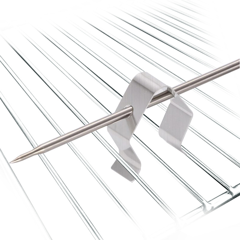 Kitchen BBQ Grill Probe Clip Household Food Thermometer Temperature Measuring Clip Kitchen Grill Probe Fixing Clip