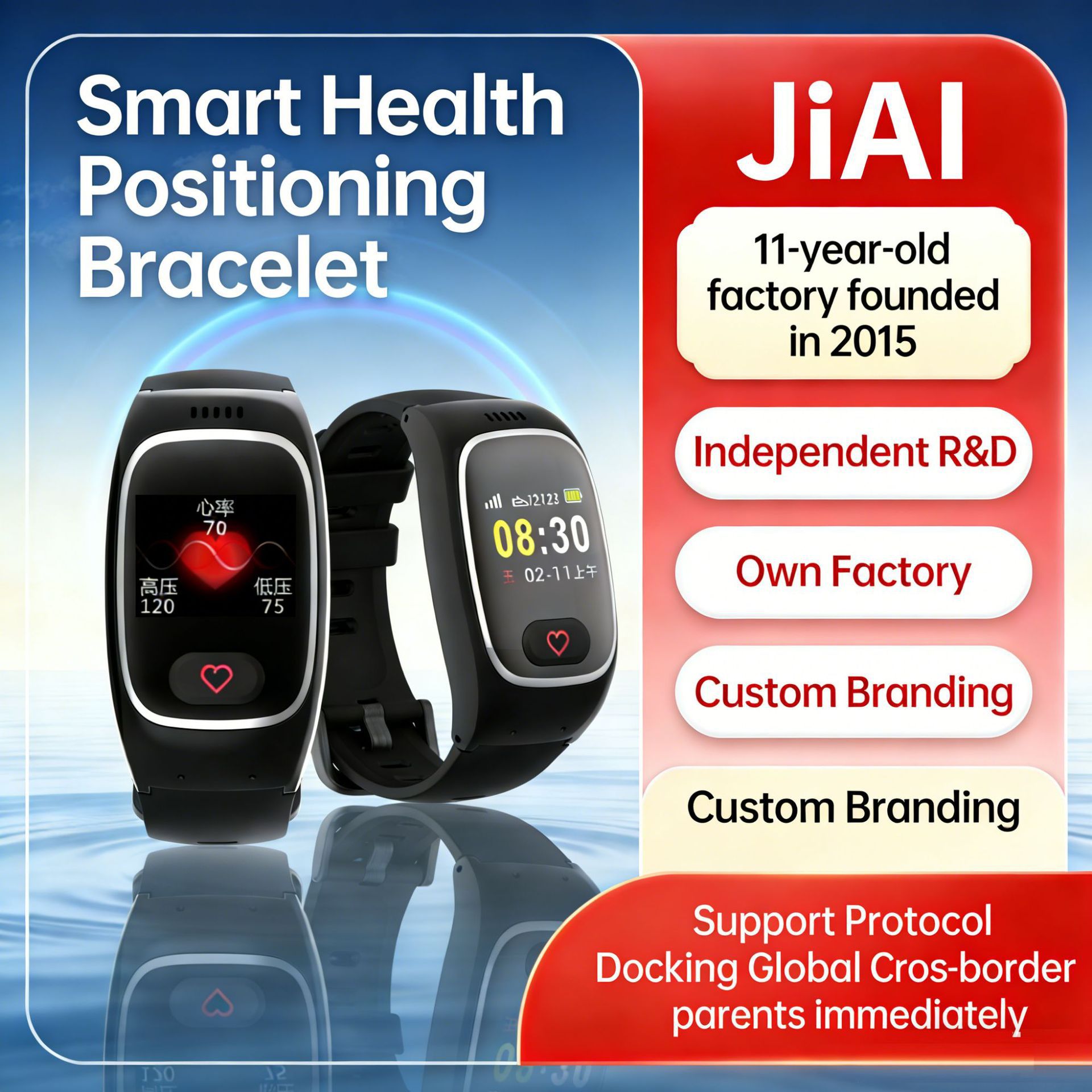 L16S European Version Elderly Bracelet 4G Full Netcom GPS Anti-lost Positioning Smart Watch Germany Poland