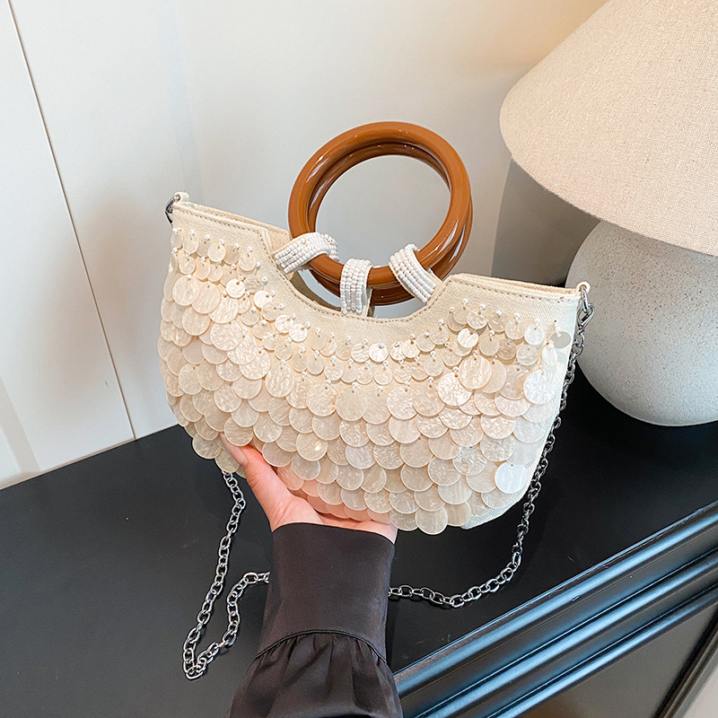 Women's new handmade shell bag niche fairy handbag evening bag