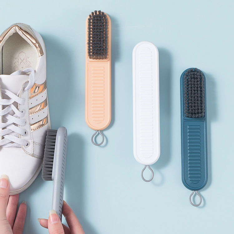 Household soft-bristle laundry brush, multi-functional plastic household cleaning brush, shoe brush, board brush, clothes brush