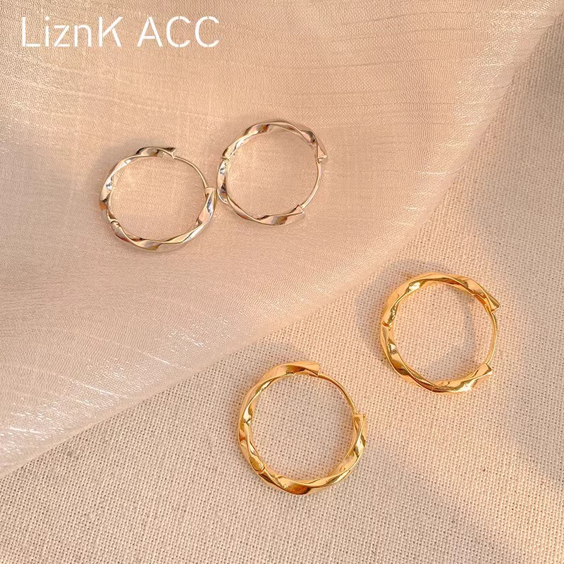 Simple Plain Circle Earrings Women 2025 New Ear Hoops Ear Accessories Circle Ear Cuffs