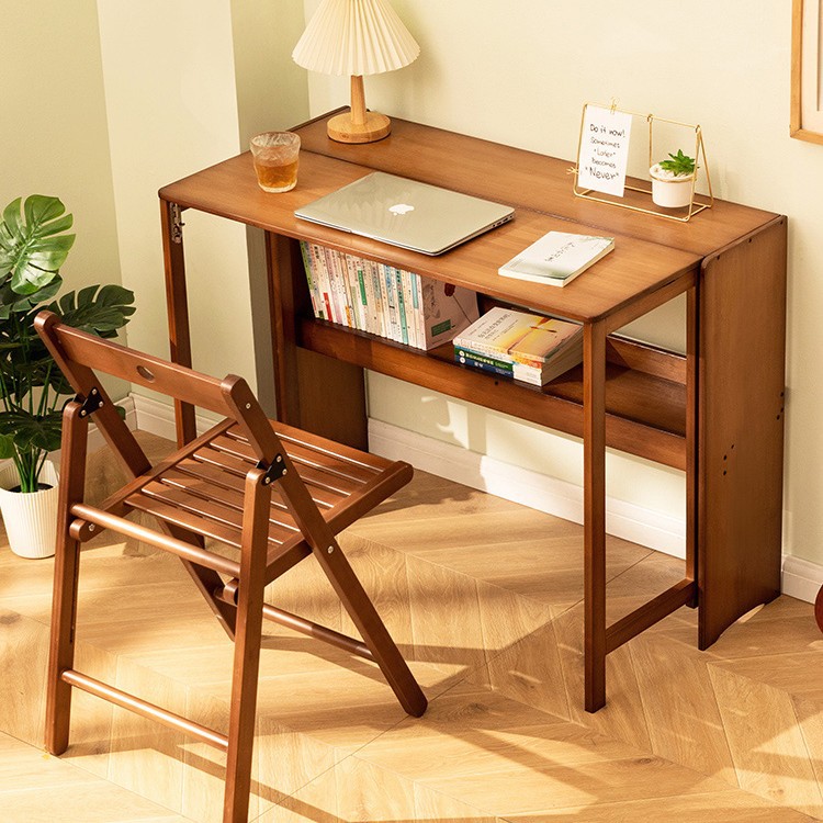 Folding desk computer table office desk student household small desktop non-solid wood bedside writing work