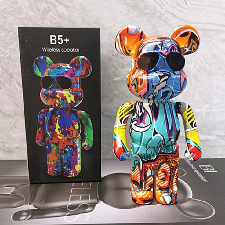 B5+ Bluetooth Speaker Decoration Violent Bear Sound Bear Toy Holiday Gift Small Speaker