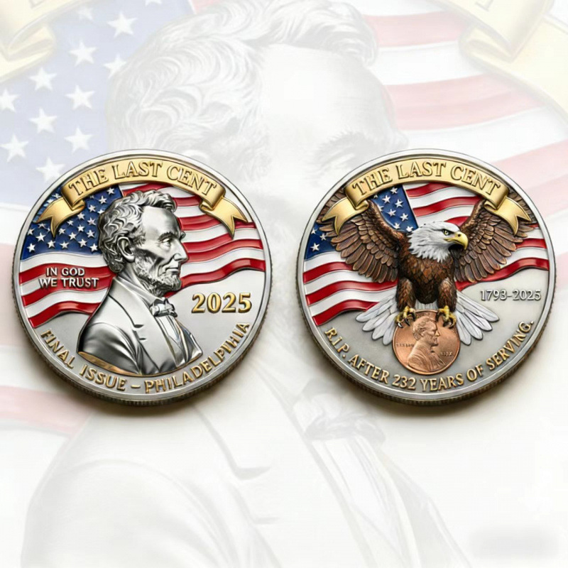 New 1776 United States 250th Anniversary of Founding 3D Commemorative Medal Declaration of Independence Challenge Coin Commemorative Collectible